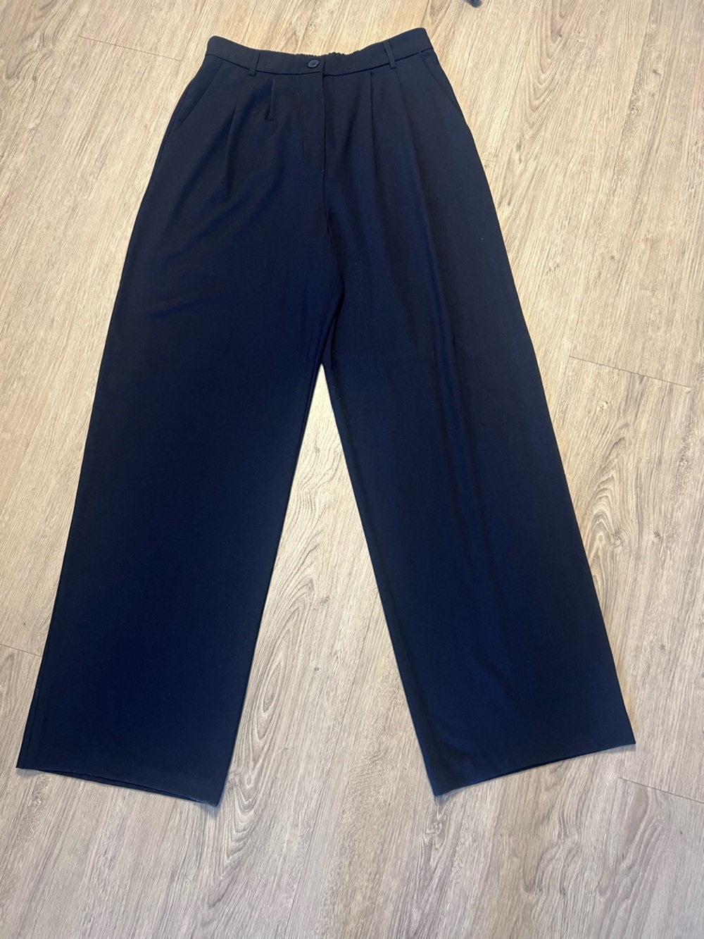 Dynamite Women's Black Wide-Leg Dress Pants